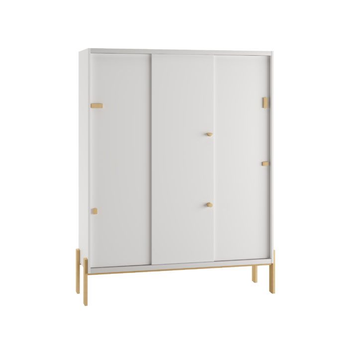 Armario de ropa con 3 puertas (Colección Alpine)